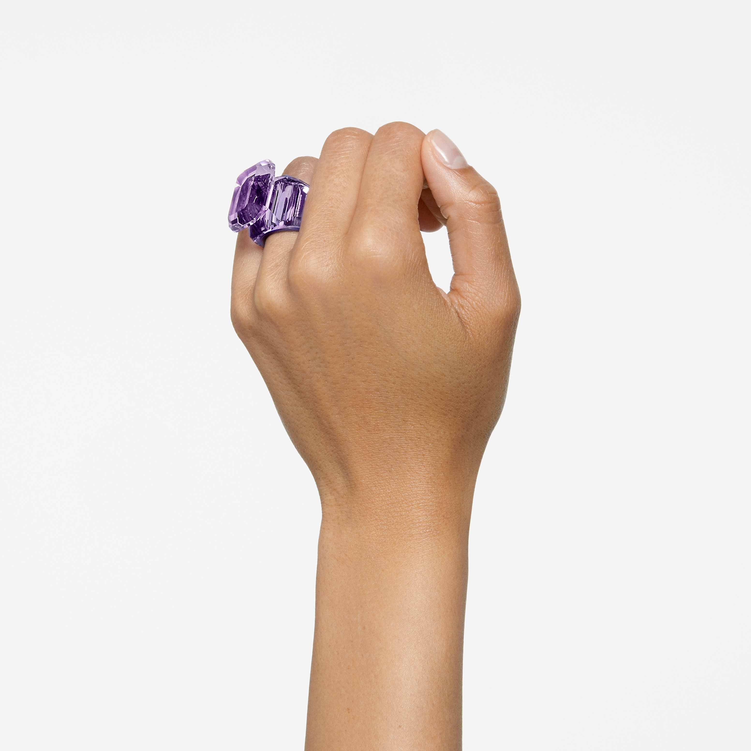 Buy Swarovski Lucent cocktail ring Purple