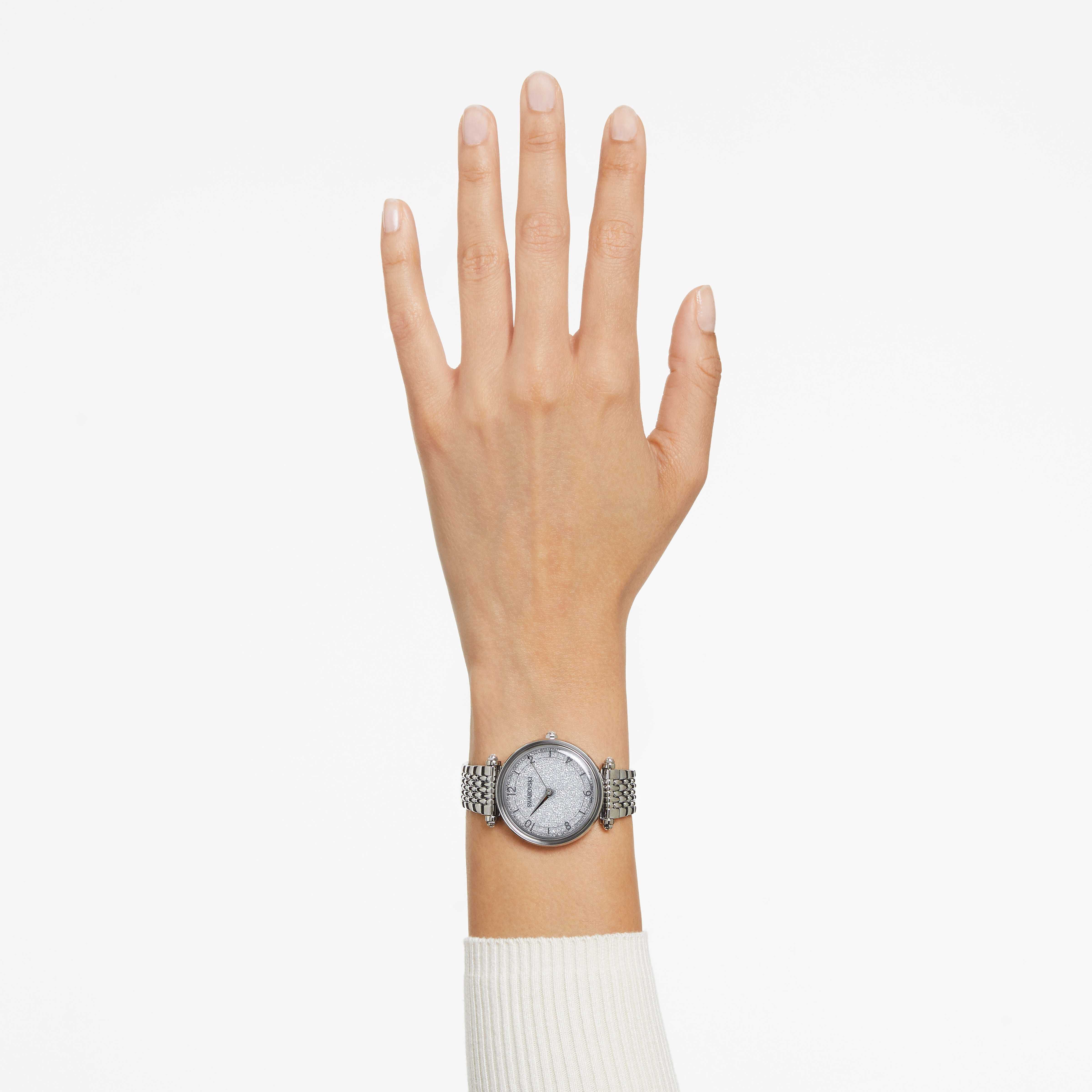 Buy Swarovski Crystalline Wonder watch Swiss Made Metal bracelet Silver tone Stainless steel