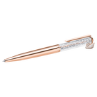 swarovski crystalline swan ballpoint pen rose gold tone plated