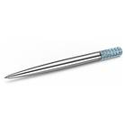 swarovski lucent ballpoint pen blue chrome plated