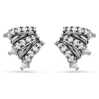 swarovski sublima ear cuffs white ruthenium plated