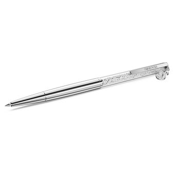 swarovski crystalline ballpoint pen  swan  chrome plated