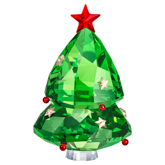 swarovski joyful holiday tree  green