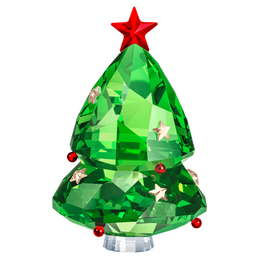 swarovski joyful holiday tree  green