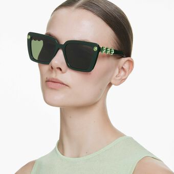 swarovski sunglasses  square shape  sk6032  green