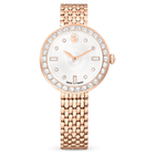 swarovski certa watch swiss made metal bracelet rose gold tone rose gold tone finish