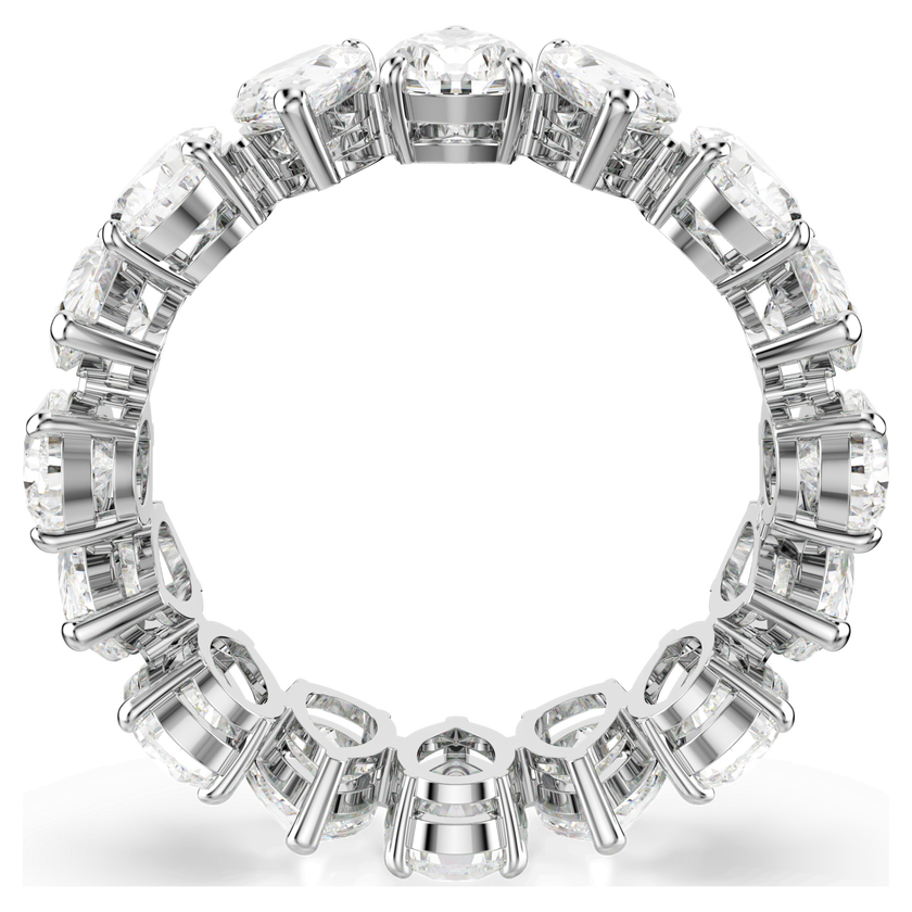 swarovski matrix vittore ring  pear cut  white  silver tone finish