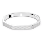 swarovski dextera bangle octagon shape white rhodium plated