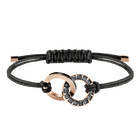 Alto Bracelet, Gray, Rose Gold Plating