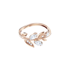 Mayfly Ring, White, Rose Gold Plating