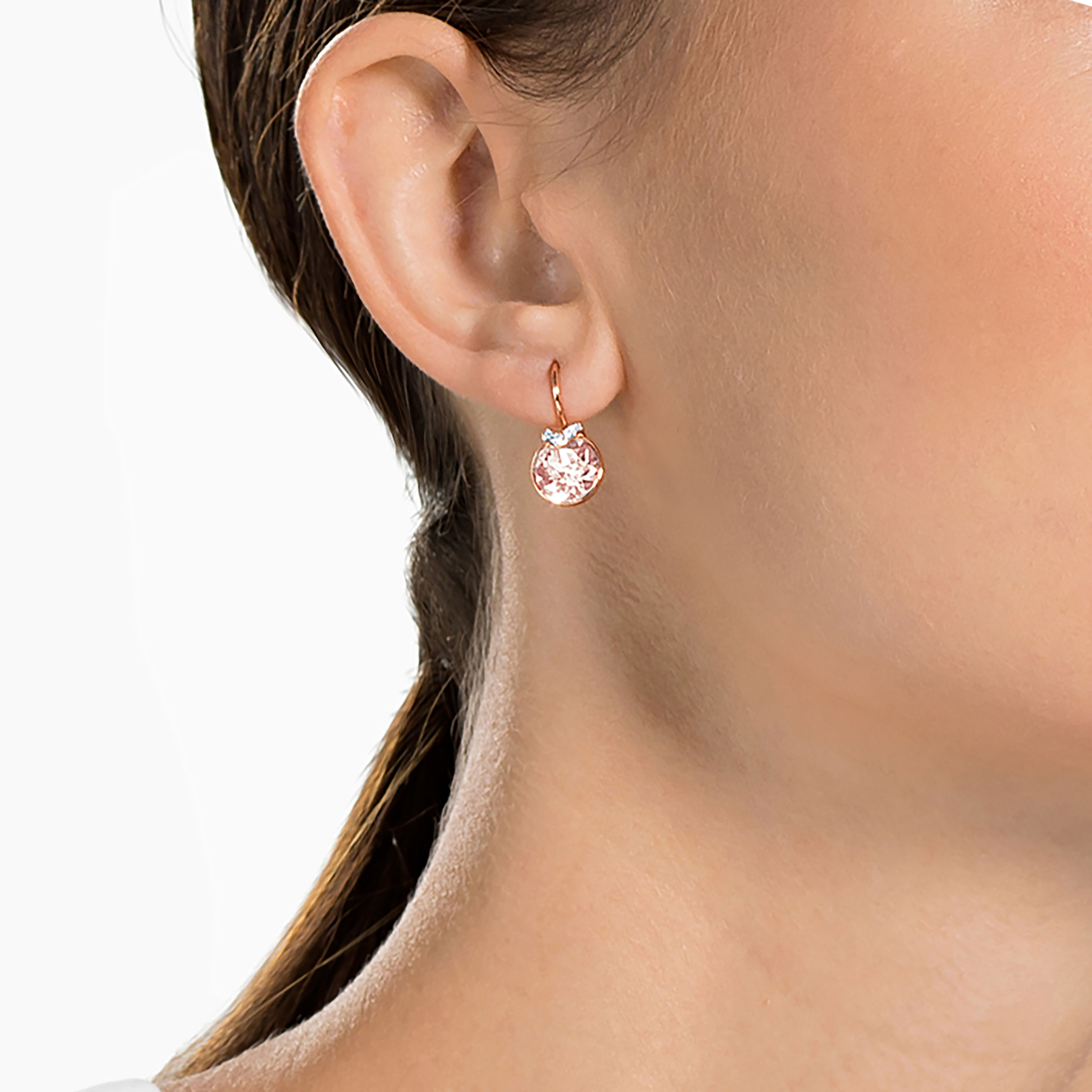 Rose gold deals drop earrings