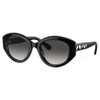 Sunglasses, Cat-eye shape, SK6005EL, Black