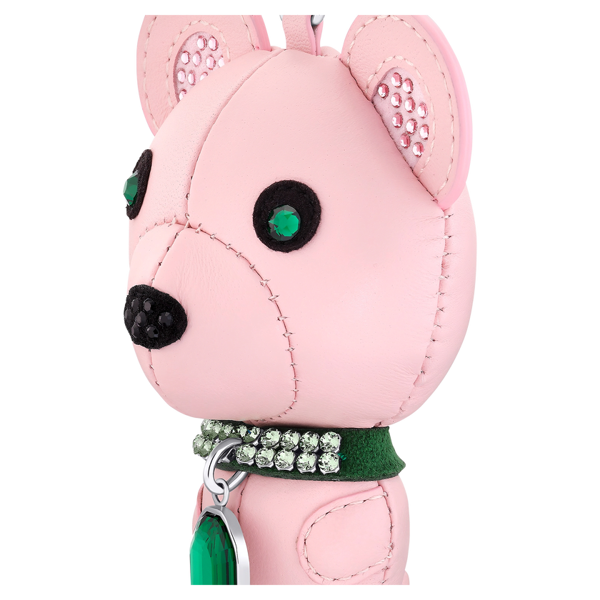 swarovski icons key ring  bear  multicolored  stainless steel