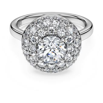 Eternity Halo Solitaire Ring