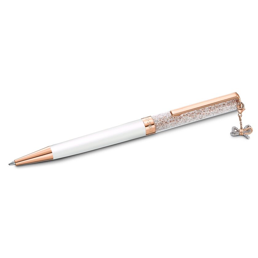 Crystalline Celebration 2021 Ballpoint Pen, White, Rose-gold tone plated