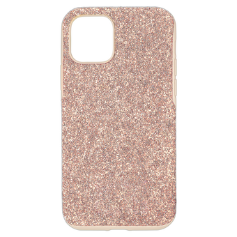 swarovski high smartphone case  iphone  12 mini  rose gold tone