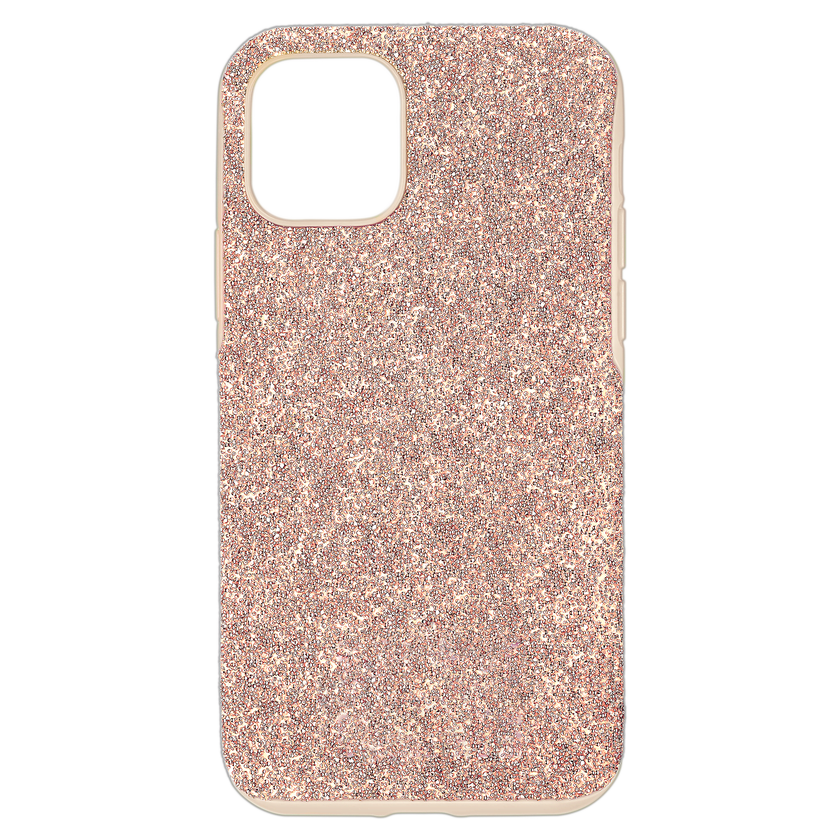 swarovski high smartphone case  iphone  12 mini  rose gold tone