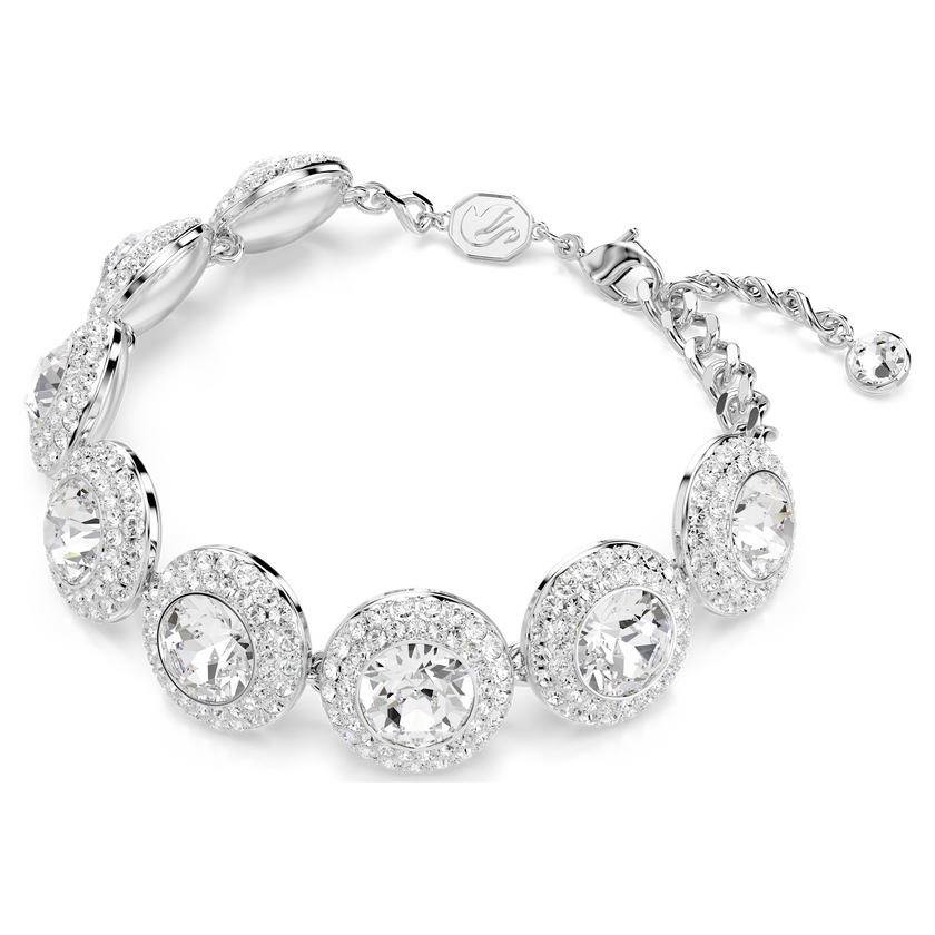 swarovski una angelic bracelet  white  rhodium plated