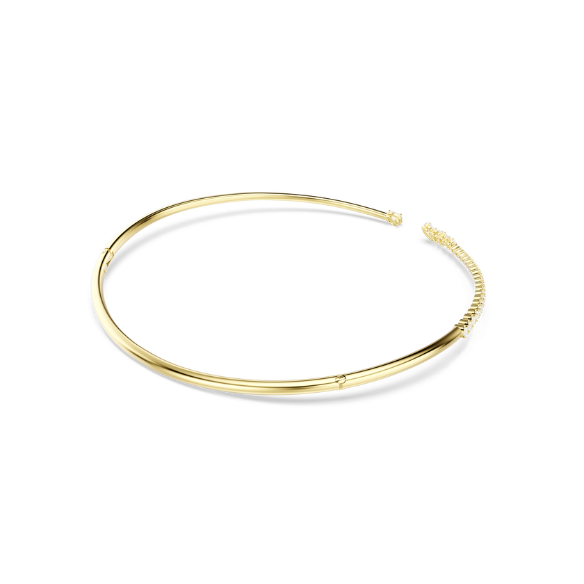 swarovski mesmera choker  mixed cuts  white  18k gold finish