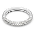 swarovski stone mini ring white rhodium plating