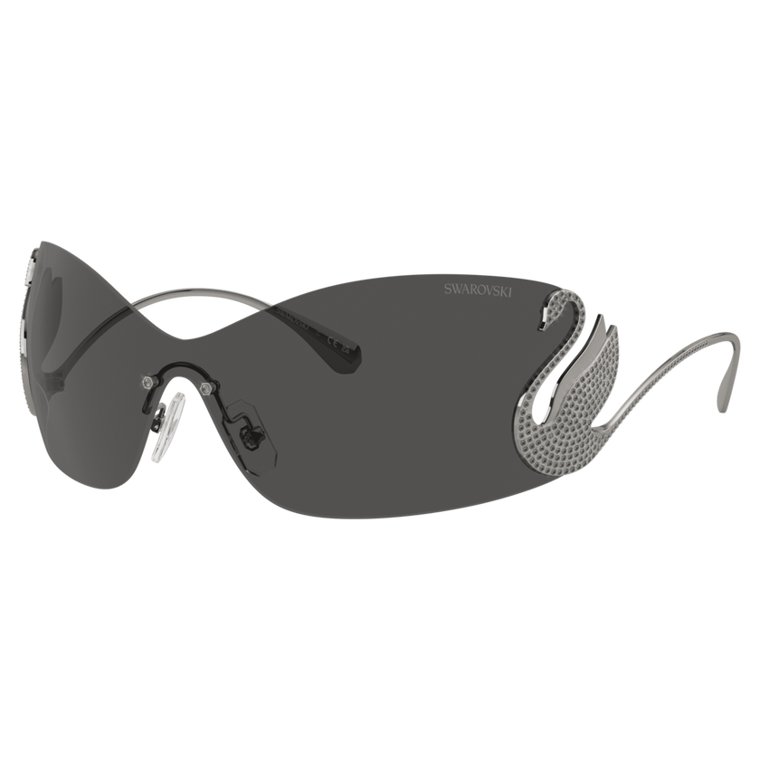swarovski sunglasses  mask  swan  sk7020  gray