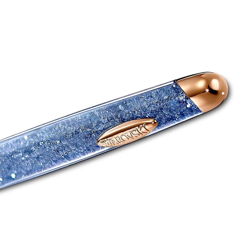 Crystalline Nova Anniversary Ballpoint Pen, Blue, Rose-gold tone plated