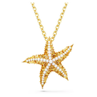 swarovski idyllia pendant crystal pearls starfish gold tone gold tone plated