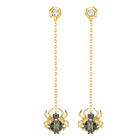 Magnetic Pierced Earrings, Multi-colored, Mixed metal finish