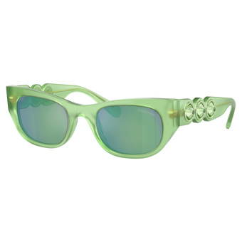 swarovski sunglasses  oval shape  sk6022  green