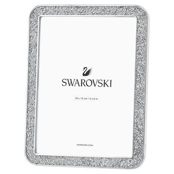 swarovski minera picture frame small silver tone