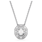 swarovski mesmera pendant octagon cut white rhodium plated