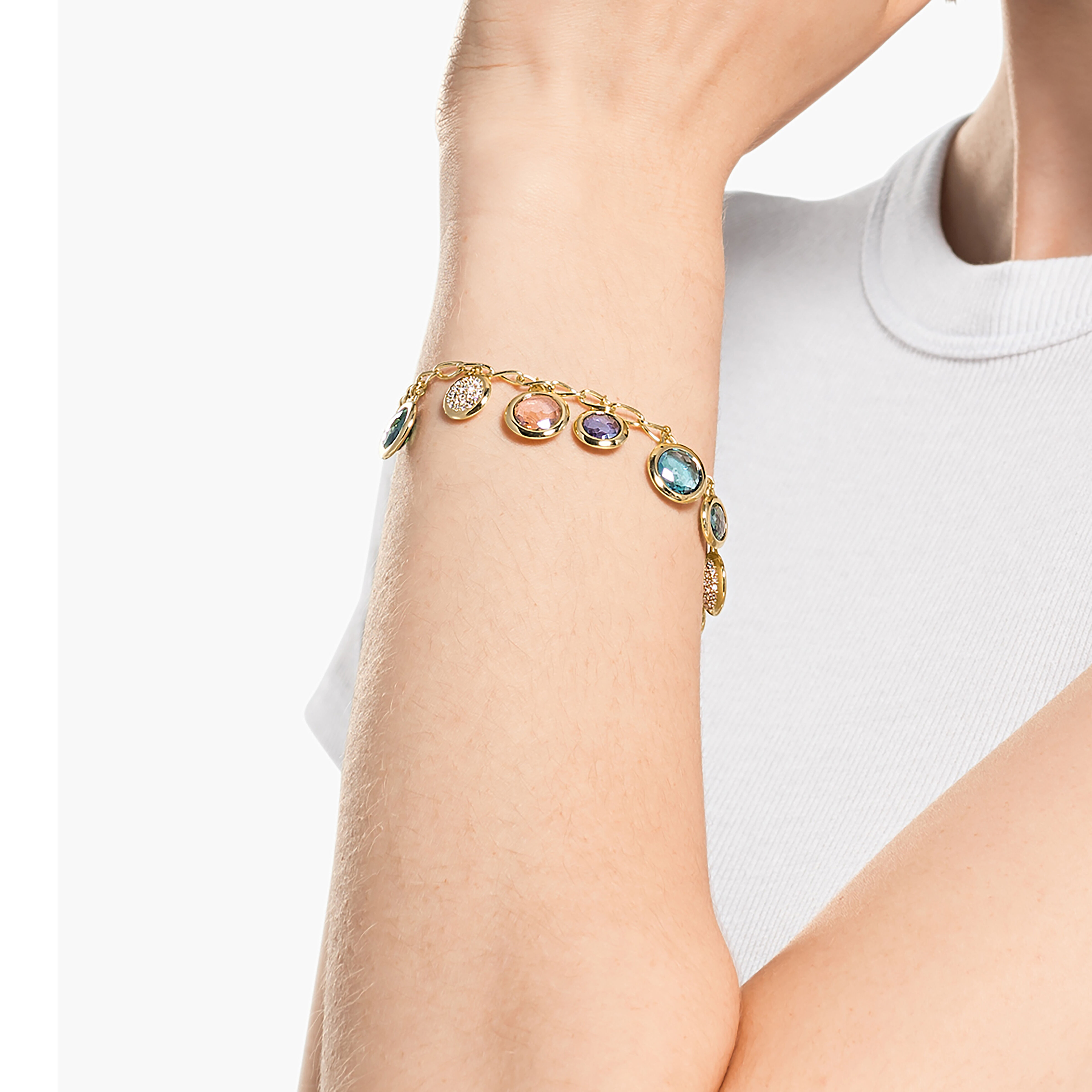 Buy Swarovski Tahlia Elements Bracelet Gold tone plated