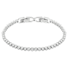 swarovski imber emily tennis bracelet round cut white rhodium plated