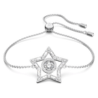 swarovski stella bracelet white rhodium plated