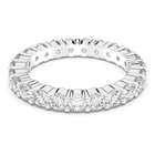 swarovski matrix vittore ring round cut white rhodium plated