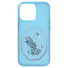 swarovski signum smartphone case iphone 13 blue