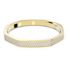 swarovski dextera bangle octagon shape white gold tone plated