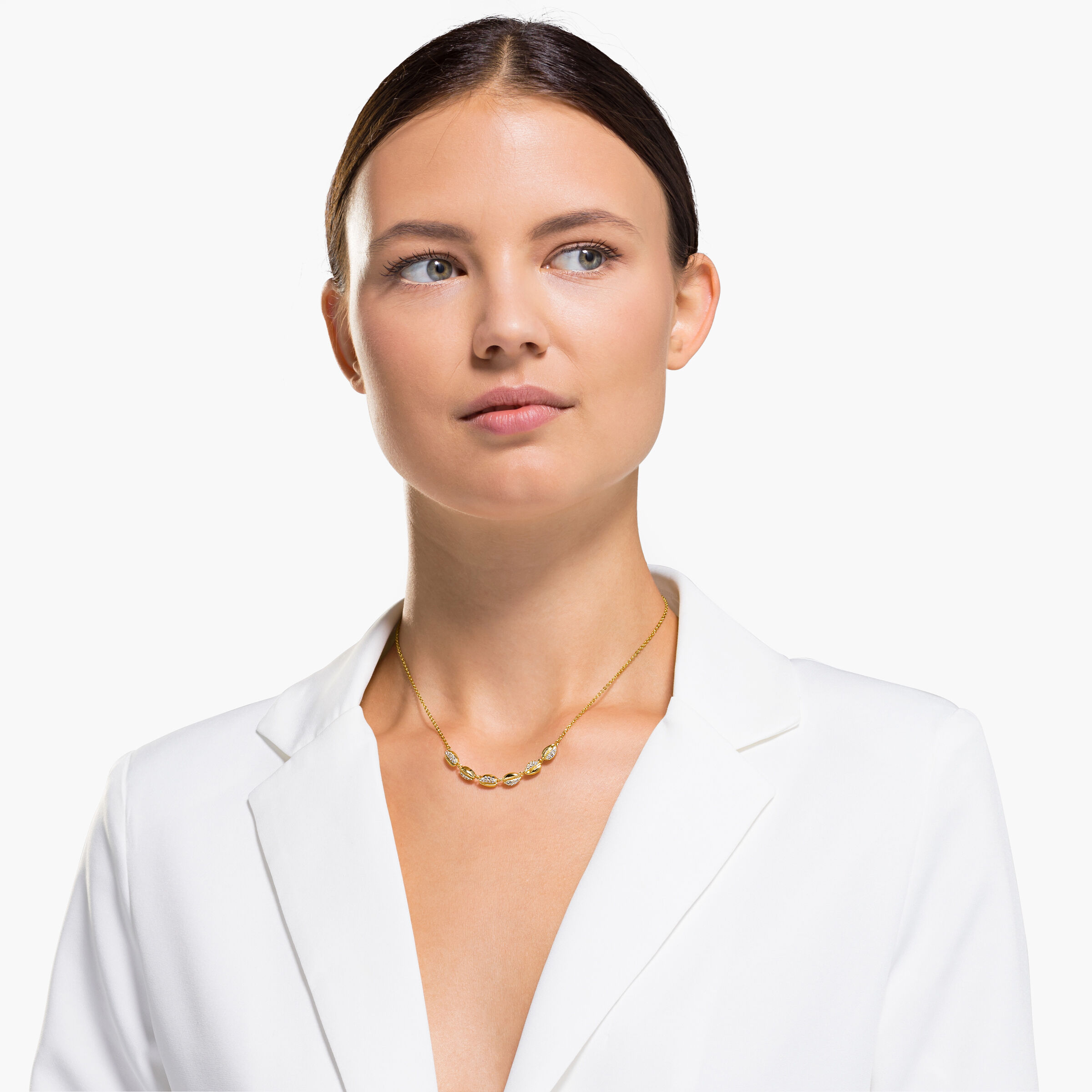 Swarovski gold choker necklace outlet