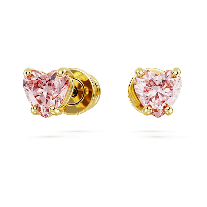 swarovski good luck trolls set  troll  pink  gold tone plated