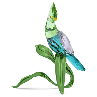 swarovski idyllia green turaco