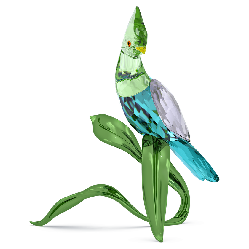 swarovski idyllia green turaco