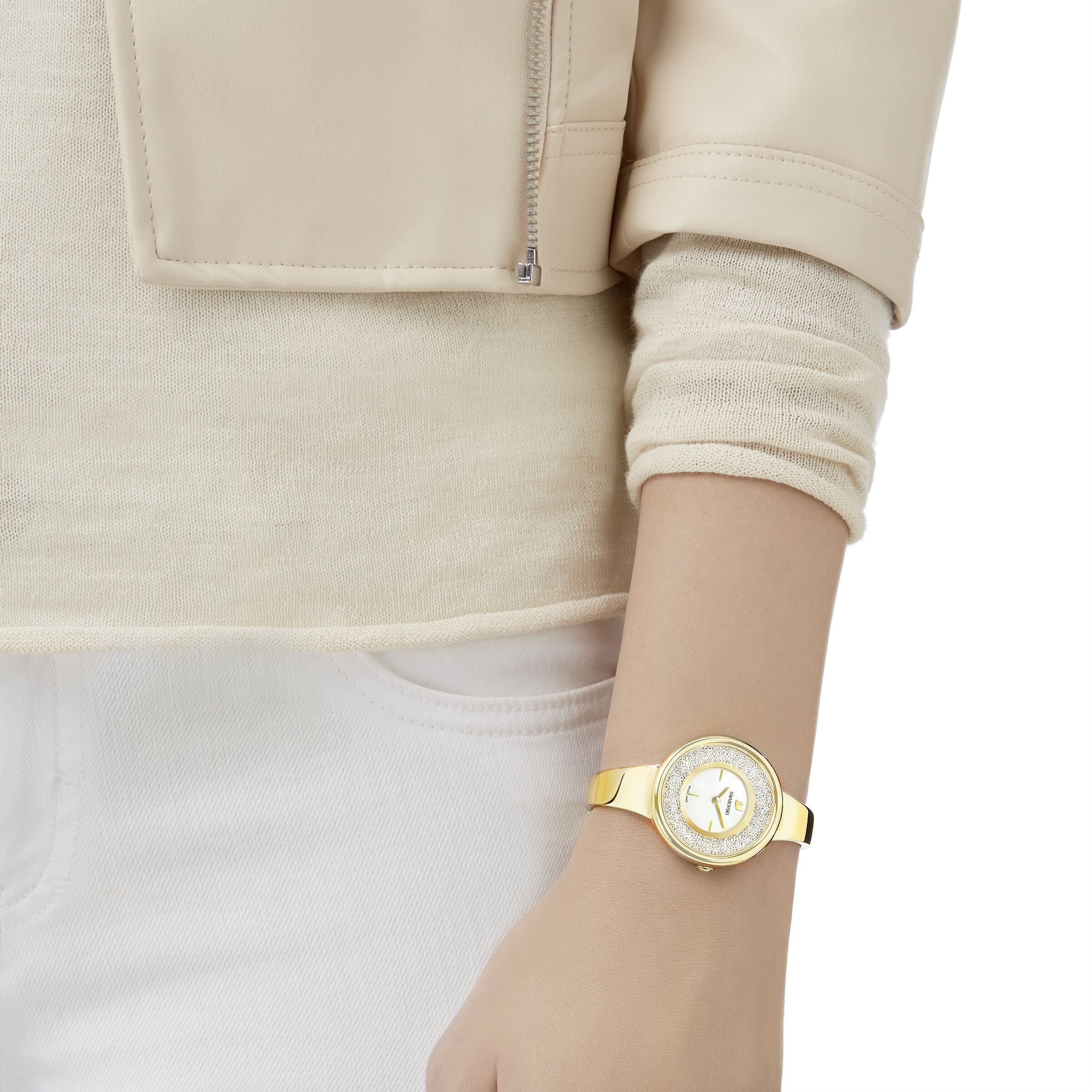 Buy Swarovski Crystalline Bracelet Watch Gold Tone