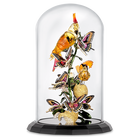 swarovski idyllia birds and butterflies bell jar