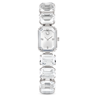 swarovski millenia watch octagon cut bracelet white stainless steel