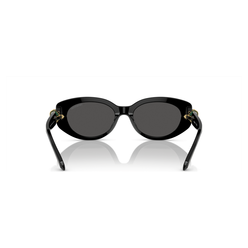 swarovski sunglasses  cat eye shape  sk6002  black