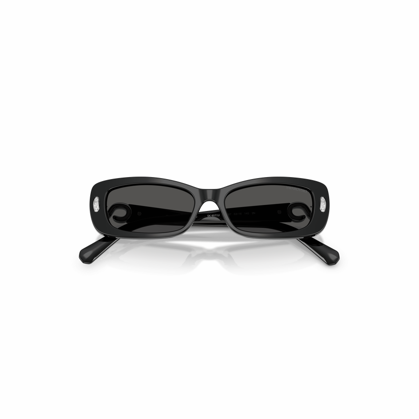 swarovski sunglasses  pillow shape  sk6071  black