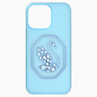 Signum smartphone case, Swan, iPhone® 14 Pro Max, Blue