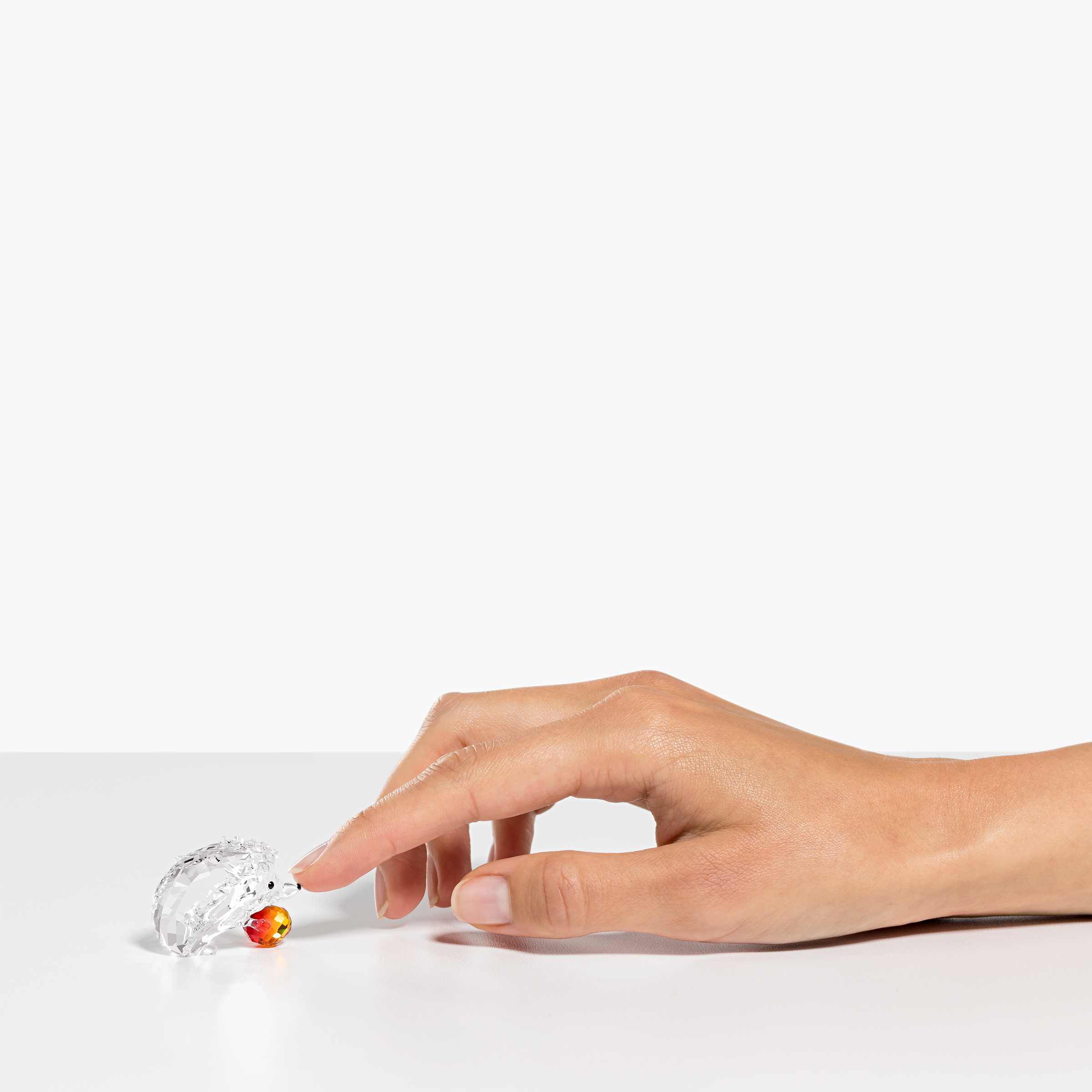 swarovski hedgehog with apple