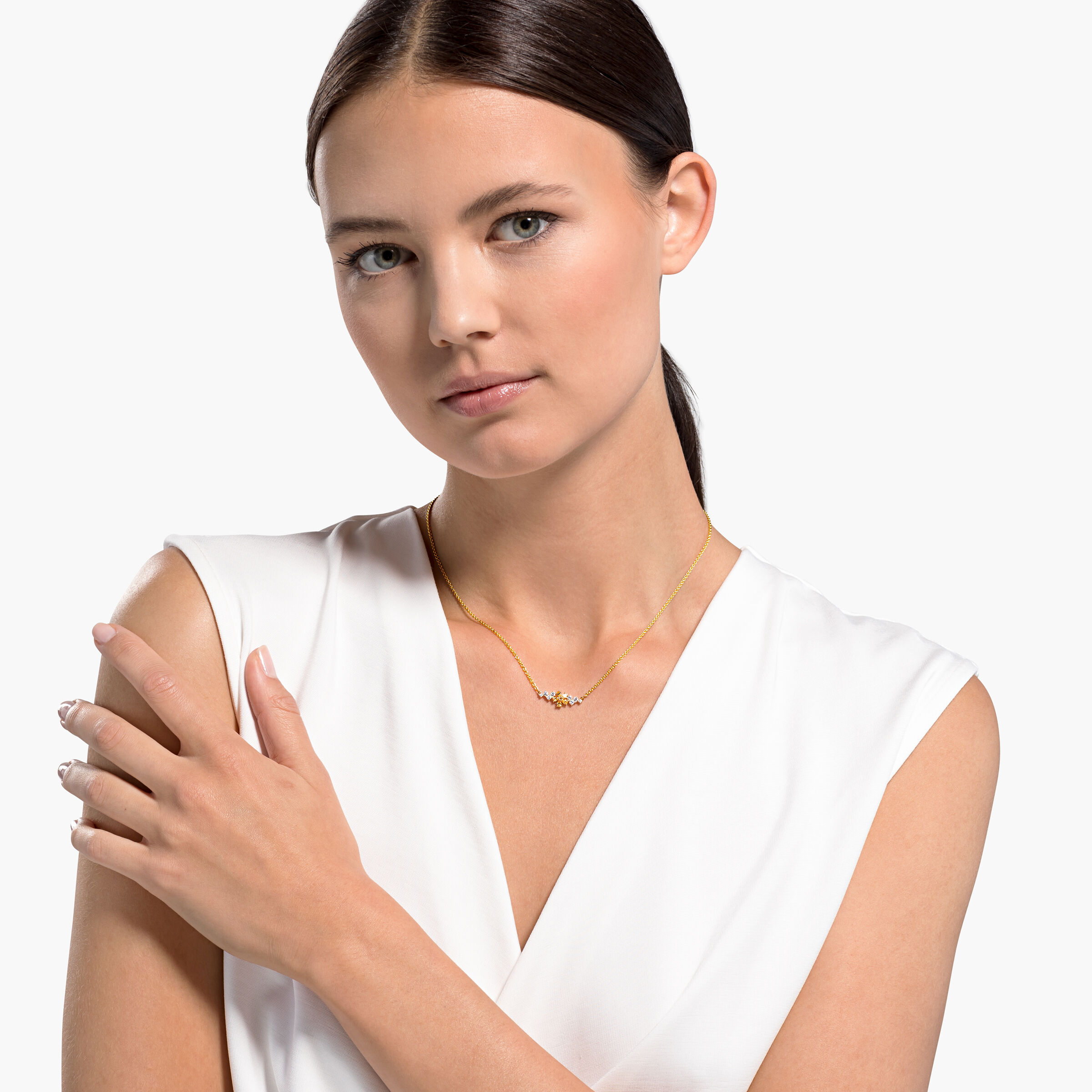 Swarovski cheap botanical necklace