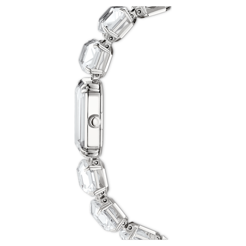 swarovski watch  octagon cut bracelet  white  stainless steel